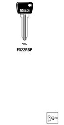 Toon details voor Silca Autosleutel plastic kop brass FO22RBP Afbeelding van Silca Autosleutel plastic kop brass FO22RBP