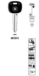 Toon details voor Silca Transpondersleutel brass MIT8T4 Afbeelding van Silca Transpondersleutel brass MIT8T4