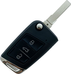 Toon details voor Lege behuizing VW 3-knops VW66- 3B Afbeelding van Lege behuizing VW 3-knops VW66- 3B