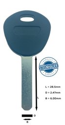 Toon details voor GAD fietssleutel banen KB50  (TECHNO / PROTECT) Afbeelding van GAD fietssleutel banen KB50  (TECHNO / PROTECT)