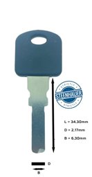 Toon details voor GAD fietssleutel boring KE23  (TECHNO / PROTECT) Afbeelding van GAD fietssleutel boring KE23  (TECHNO / PROTECT)