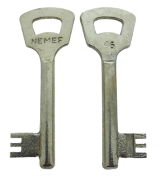 Toon details voor Nemef klaviersleutel  868N /46 Afbeelding van Nemef klaviersleutel  868N /46