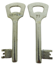 Toon details voor Nemef klaviersleutel  868N /79 Afbeelding van Nemef klaviersleutel  868N /79