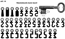 Toon details voor Klaviersleutel art. 99 /3 Afbeelding van Klaviersleutel art. 99 /3