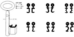 Toon details voor Litto klaviersleutel  art. 557 /1 Afbeelding van Litto klaviersleutel  art. 557 /1