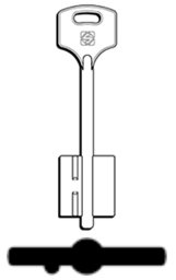 Toon details voor Silca Klaviersleutel brass 5EB9 Afbeelding van Silca Klaviersleutel brass 5EB9