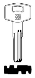 Toon details voor Silca Cilindersleutel brass TE24 Afbeelding van Silca Cilindersleutel brass TE24