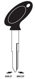 Toon details voor Scootersleutel brass MON2P Afbeelding van Scootersleutel brass MON2P