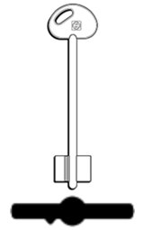 Toon details voor Silca Klaviersleutel brass 5FUR1 Afbeelding van Silca Klaviersleutel brass 5FUR1