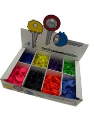 Toon details voor Kappen halve maan (200 stuks) assorti NEON Afbeelding van Kappen halve maan (200 stuks) assorti NEON