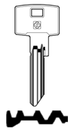 Toon details voor Silca Cilindersleutel brass PHF27R Afbeelding van Silca Cilindersleutel brass PHF27R