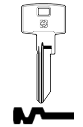 Toon details voor Silca Cilindersleutel brass PHF26 Afbeelding van Silca Cilindersleutel brass PHF26