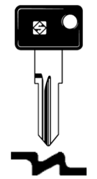 Toon details voor Silca Autosleutel plastic kop staal ZD14RP Afbeelding van Silca Autosleutel plastic kop staal ZD14RP