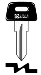 Toon details voor Silca Autosleutel plastic kop staal ZD17RAP Afbeelding van Silca Autosleutel plastic kop staal ZD17RAP