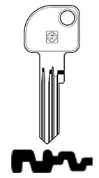 Toon details voor Silca Cilindersleutel brass DK5 Afbeelding van Silca Cilindersleutel brass DK5