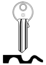 Toon details voor Silca Cilindersleutel staal LP3R Afbeelding van Silca Cilindersleutel staal LP3R