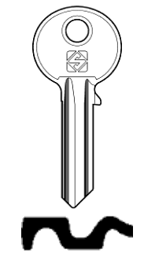 Toon details voor Silca Cilindersleutel brass YA1 Afbeelding van Silca Cilindersleutel brass YA1