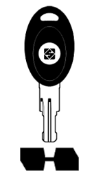 Toon details voor Silca Banensleutel brass TM1RP Afbeelding van Silca Banensleutel brass TM1RP