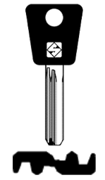 Toon details voor Silca Boringsleutel brass MTK15RAP Afbeelding van Silca Boringsleutel brass MTK15RAP