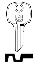 Toon details voor Silca Cilindersleutel brass NCR13 Afbeelding van Silca Cilindersleutel brass NCR13