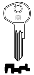 Toon details voor Silca Cilindersleutel brass DM106 Afbeelding van Silca Cilindersleutel brass DM106