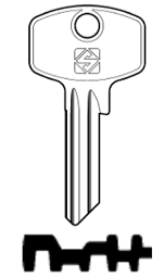 Toon details voor Silca Cilindersleutel brass DM12-47 Afbeelding van Silca Cilindersleutel brass DM12-47