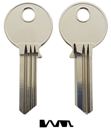 Toon details voor Silca Cilindersleutel brass EV55R Afbeelding van Silca Cilindersleutel brass EV55R