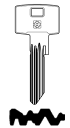 Toon details voor Silca Cilindersleutel brass PHF34 Afbeelding van Silca Cilindersleutel brass PHF34