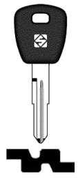 Toon details voor Silca Transpondersleutel brass HON58RTE zonder chip Afbeelding van Silca Transpondersleutel brass HON58RTE zonder chip