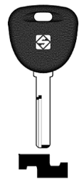 Toon details voor Silca Transpondersleutel brass HU56RTE zonder chip Afbeelding van Silca Transpondersleutel brass HU56RTE zonder chip