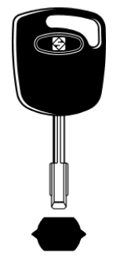 Toon details voor Silca Transpondersleutel nikkel zilver FO21TE zonder chip Afbeelding van Silca Transpondersleutel nikkel zilver FO21TE zonder chip