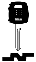 Toon details voor Silca Transpondersleutel brass NSN19TE zonder chip Afbeelding van Silca Transpondersleutel brass NSN19TE zonder chip