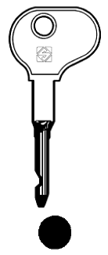Toon details voor Silca Contactsleutel ijzer BH11 Afbeelding van Silca Contactsleutel ijzer BH11