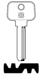 Toon details voor Silca Boringsleutel brass MTK11 Afbeelding van Silca Boringsleutel brass MTK11