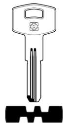 Toon details voor Silca Boringsleutel brass FI3R Afbeelding van Silca Boringsleutel brass FI3R