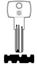 Toon details voor Silca Boringsleutel brass HOK2R Afbeelding van Silca Boringsleutel brass HOK2R
