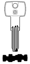 Toon details voor Silca Boringsleutel brass IBF4 Afbeelding van Silca Boringsleutel brass IBF4