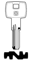Toon details voor Silca Boringsleutel brass GVY2R Afbeelding van Silca Boringsleutel brass GVY2R