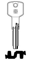 Toon details voor Silca Boringsleutel brass CS180 Afbeelding van Silca Boringsleutel brass CS180