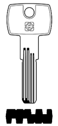 Toon details voor Silca Boringsleutel brass AB123R Afbeelding van Silca Boringsleutel brass AB123R