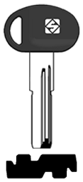 Toon details voor Silca Boringsleutel brass MT9CP Afbeelding van Silca Boringsleutel brass MT9CP