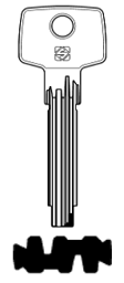 Toon details voor Silca Boringsleutel brass AB109 Afbeelding van Silca Boringsleutel brass AB109