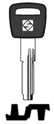 Toon details voor Silca Boringsleutel brass CS155AP Afbeelding van Silca Boringsleutel brass CS155AP
