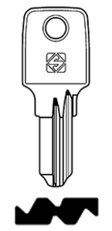 Toon details voor Silca Boringsleutel brass JZK1R Afbeelding van Silca Boringsleutel brass JZK1R