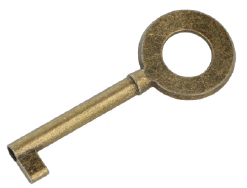 Toon details voor Meubelsleutel sier 57 brons 6mm Afbeelding van Meubelsleutel sier 57 brons 6mm