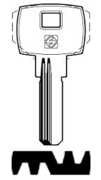 Toon details voor Silca Boringsleutel nikkel VAC153R Afbeelding van Silca Boringsleutel nikkel VAC153R