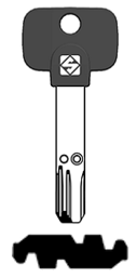 Toon details voor Silca Banensleutel nikkel MTK20RP Afbeelding van Silca Banensleutel nikkel MTK20RP