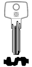 Toon details voor Silca Cilindersleutel brass EUR2 Afbeelding van Silca Cilindersleutel brass EUR2