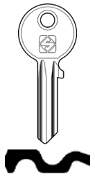 Toon details voor Silca Cilindersleutel brass AB3 Afbeelding van Silca Cilindersleutel brass AB3