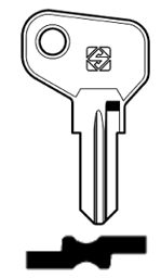 Toon details voor Silca Cilindersleutel staal KEY1 Afbeelding van Silca Cilindersleutel staal KEY1